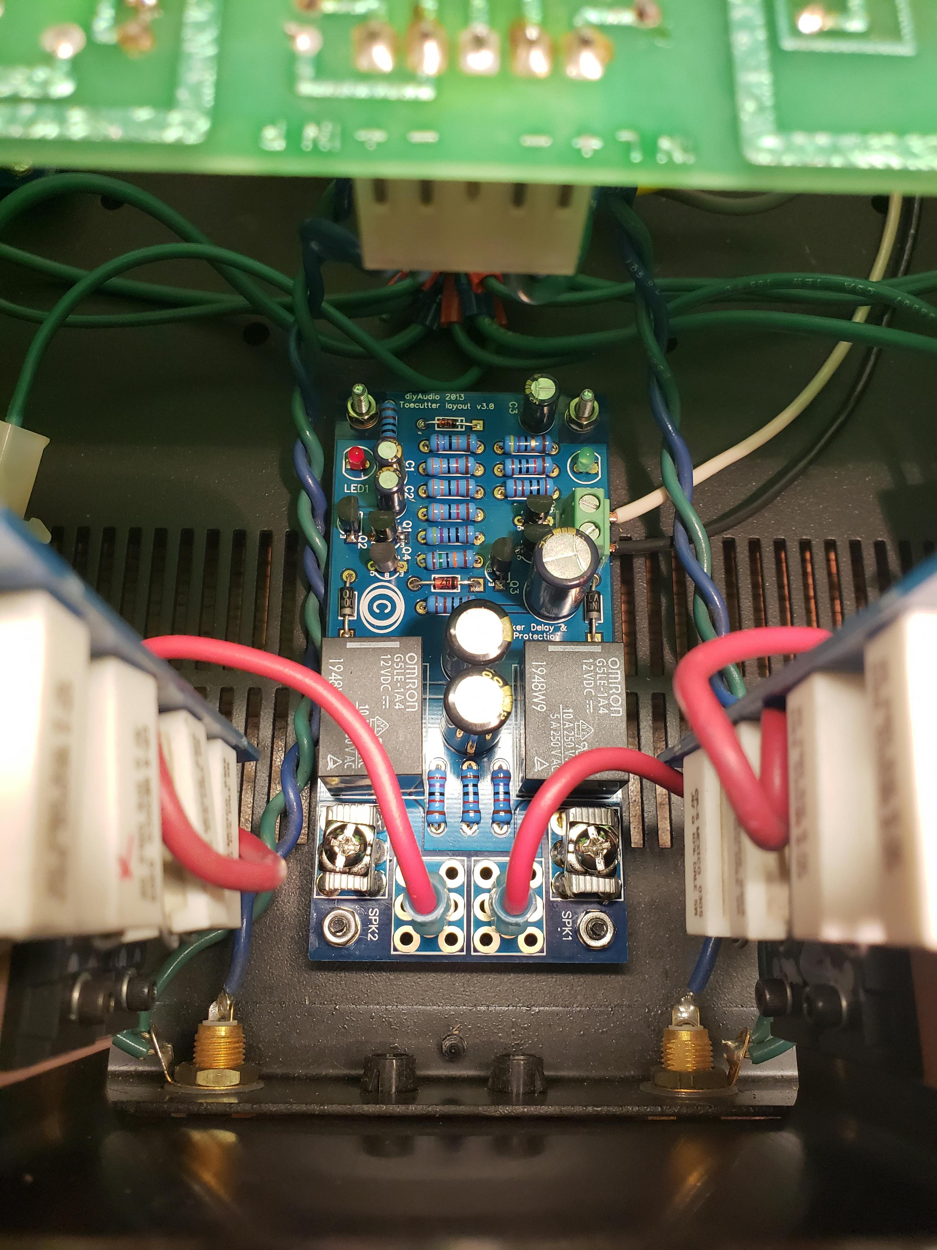 Soft Start & Speaker TurnOn Delay / DC Protector Combo The diyAudio